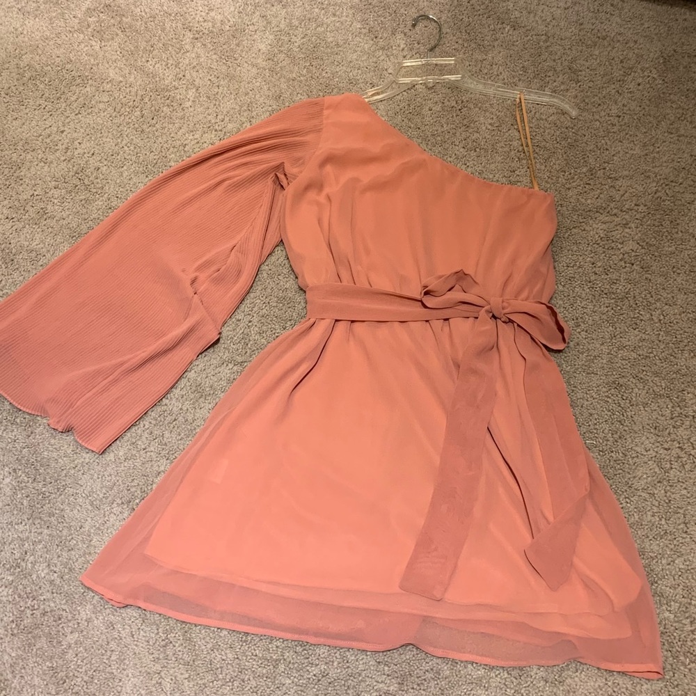 One-Shoulder Mini-Dress
